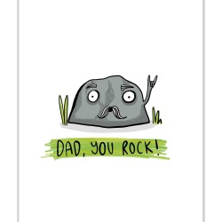 You Rock Father's Day Card