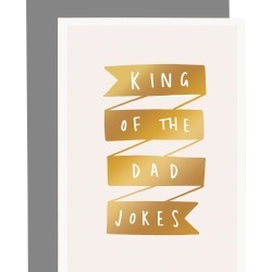 King of Dad Jokes Father's Day Card