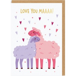 Love You Maaa Mother's Day Card