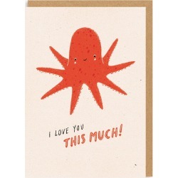 I Love You This Much Valentine's Day Card