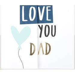 Love You Dad Father's Day Card