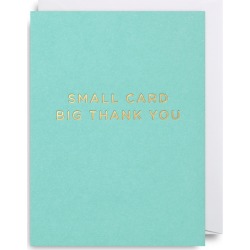Small Card Big Thank You Card