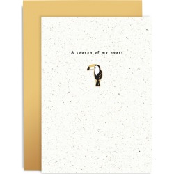 Toucan of My Heart Pin Valentine's Day Card