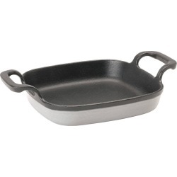 Bayou Classic® 6-in Enameled Baking Dish, Weathered Grey