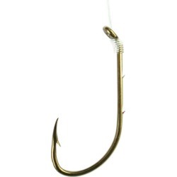 Eagle Claw Medium Wire Baitholder Snelled Hooks, 6pk.