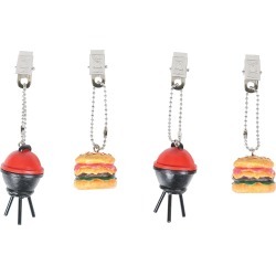 BBQ Fun Tablecloth Weights, Set of 4