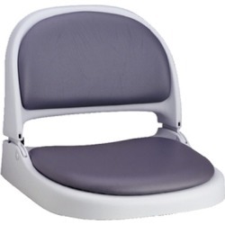 Attwood Proform Gray Fold-Down Boat Seat With Gray Vinyl