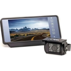 Rear View Safety Backup Camera System with 7" Replacement Mirror Monitor