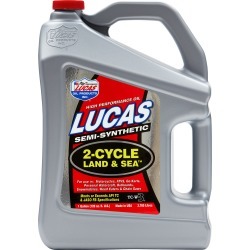 Lucas Oil Semi-Synthetic TC-W3 2-Cycle Land And Sea Oil, Gallon