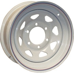 Kenda Loadstar White Trailer Wheel With 6 On 5.5 Bolt Pattern