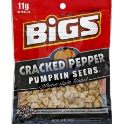 Bigs Cracked Pepper Pumpkin Seeds, 5 oz.
