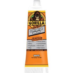 Gorilla Construction Adhesive, 2.5 oz. Tube
