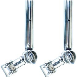 Tigress T-Top Adjustable Clamp-On Outrigger Holders, 1-1/2