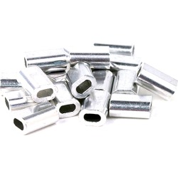 Sea Striker Billfisher Single Aluminum Crimping Sleeves 60-lb. 0.8mm 100-Pack