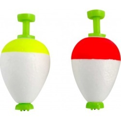 Thill Fish 'N Foam Pear/Oval Floats, Unweighted Clip