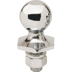Reese Towpower 2" Nickel Interlock Hitch Ball, 2,000 lbs.