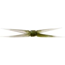 13 Fishing Mini Quatro Panfish Ice Plastics, 6-Pack