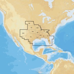 Navionics+ Cartography, South Regions