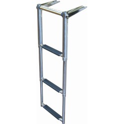 Dockmate Over-Platform Telescoping Ladder With Hand Grip, 3-Step