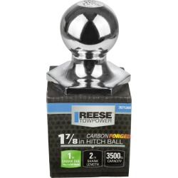 Reese Towpower 1-7/8" Chrome Interlock Hitch Ball, 3,500 lbs.