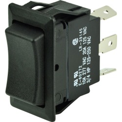 BEP SPDT Rocker Switch, (On)/Off/(On)