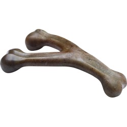 Benebone Wishbone Chew Toy, Bacon, Medium