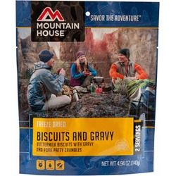 Mountain House Biscuits and Gravy Freeze-Dried Meal Pouch