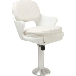 Springfield Yachtsman II Deluxe Chair Package With Non-Locking Slide, White