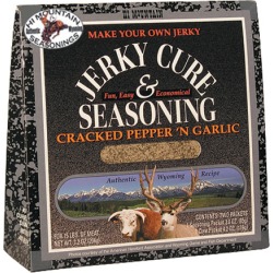 Hi Mountain Seasonings Jerky Cure & Seasoning Kit, Cracked Pepper & Garlic