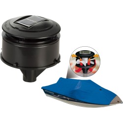 VENT-SOL-AIR Solar-Powered Ventilating Fan For Boat Covers