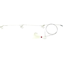 Sea Striker RFR4 King Mackerel Ribbonfish Rig, 4 Treble Hooks, No Bucktail