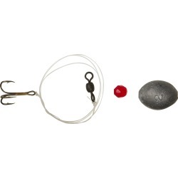 Little Stinker Tie 'N Go Dough Ball Bait Rig, 20-lb. Line, #4 Hook, 2 oz. Egg Sinker