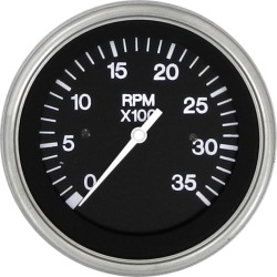 Sierra Black Sterling 3" Diesel Tachometer