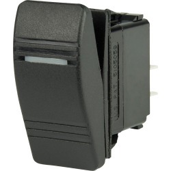 BEP DPST Contura Switch, Off/On, 1 LED