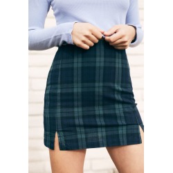John Galt Womens Cara Skirt - Blue