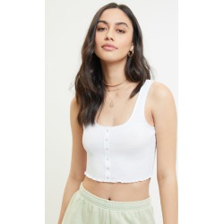 Me To We Womens Beach Dreams Tank Top - White size Large