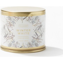 Illume Womens Large Winter White Candle Tin