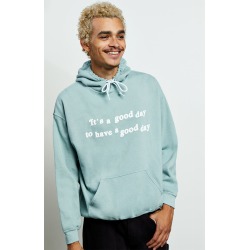 PacSun Mens Smiley Hoodie - Green size XL