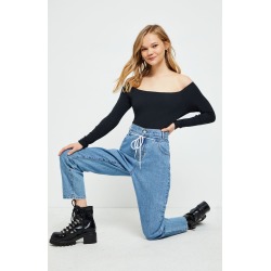 Me To We Womens Hazard Off-The-Shoulder Top - Black size XS
