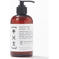 Life Flower Womens Patchoula & Rose CBD Body Wash - Brown