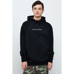We're Not Really Strangers Mens Hoodie - Black size XL