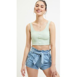 Me To We Womens Beach Dreams Tank Top - Green size Large