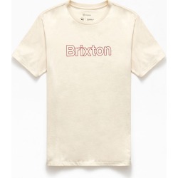 Brixton Mens Barrier T-Shirt - White size XL