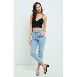 Me To We Womens Mesh Bow Cami Top - Black size Large