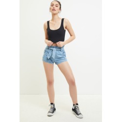 Me To We Womens Nancy Tank Top - Black size Large