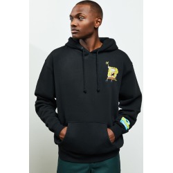 PacSun Mens J Balvin x Louis De Guzman SpongeBob Hoodie - Black size Medium
