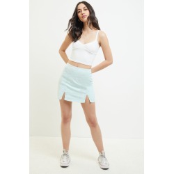 Me To We Womens Ladybug Picot Tank Top - White size Large