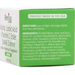 Reviva Labs Alpha Lipoic Acid, Vitamin C Ester, & DMAE Cream