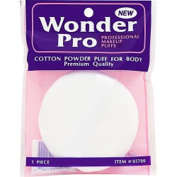 Wonder Pro Cotton Powder Puff for Body 4 Inch