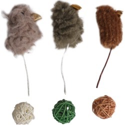 #Bff Amber Woodland Cat Toys 6 Pk Value Toys